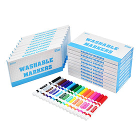 Rarlan markers color swatches show 16 bright hues for crafts and schoolwork.
