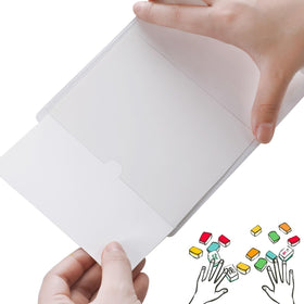 RattanView clear PVC scorecard protector preserves readability throughout the game.