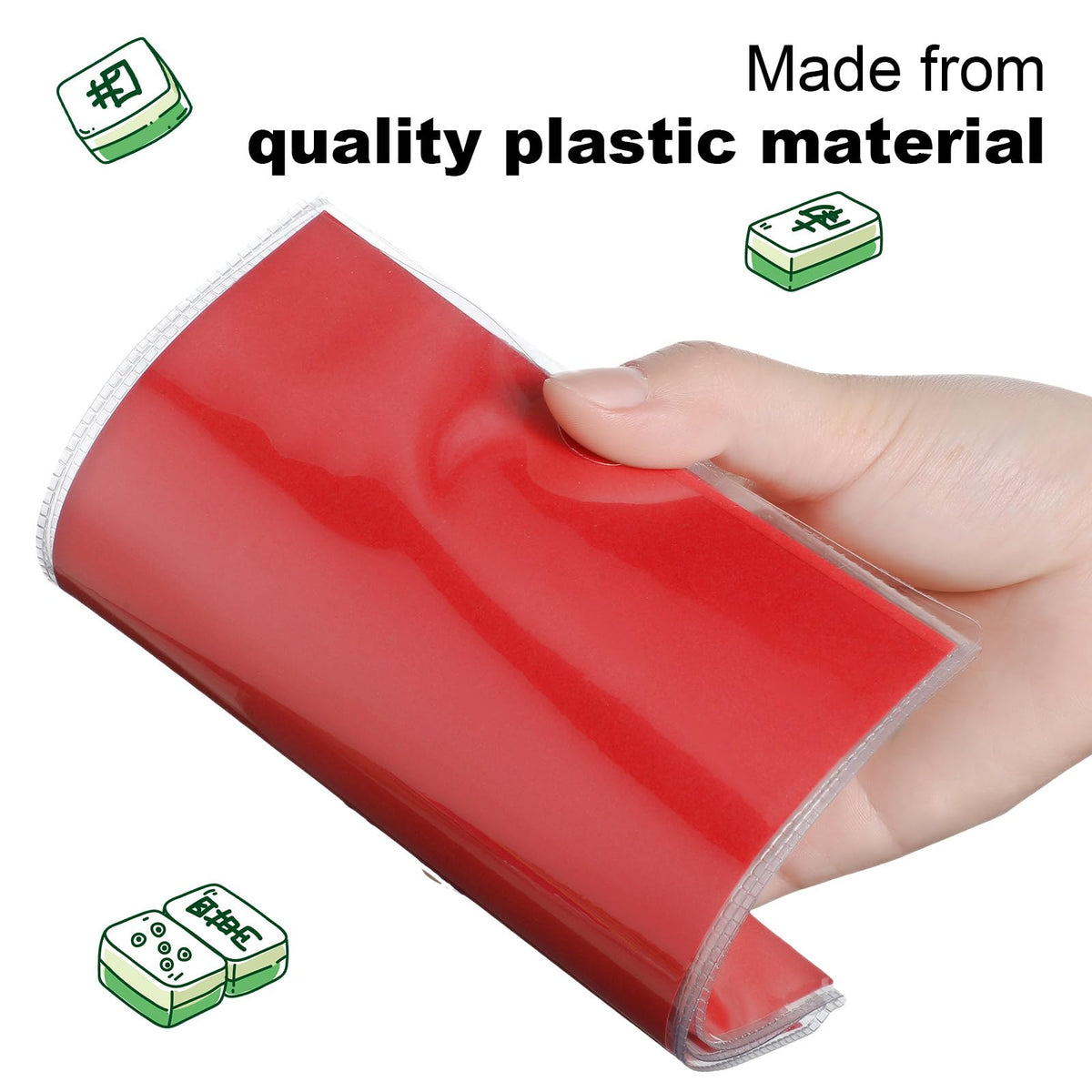 RattanView waterproof scorecard protector resists stains, keeping scores clean.
