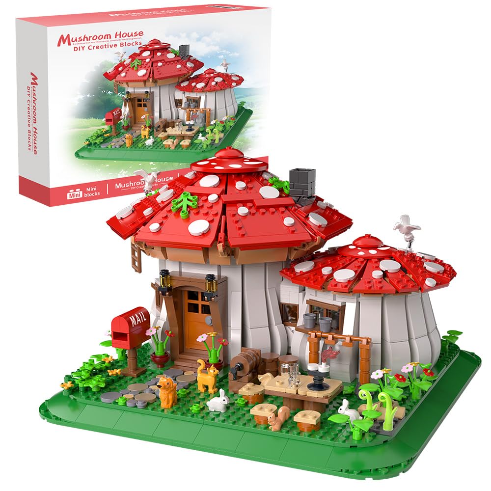 RAVAYO Mushroom House Assembly: engaging build for teens and adults