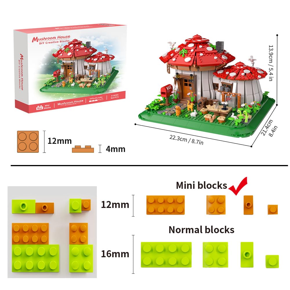 RAVAYO Mushroom House Instruction Sheet: clear steps for smooth building