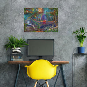 Ravensburger Hotel Vacancy piano-dropped invites focused planning during a relaxing puzzle session