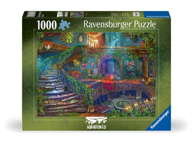 Ravensburger Hotel Vacancy stairs-nowhere emphasizes interlocking pieces for immersive puzzling