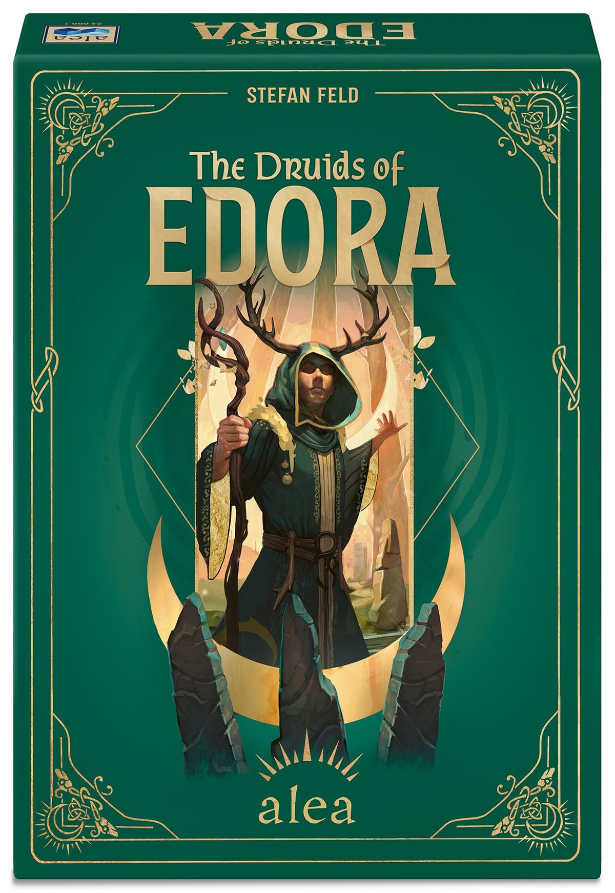 Ravensburger Alea The Druids of Edora main board showcasing modular layout for varied strategies.