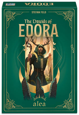 Ravensburger Alea The Druids of Edora main board showcasing modular layout for varied strategies.