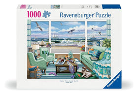 Ravensburger Beachfront Getaway waves image—great for relaxing, mindful puzzle time.