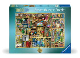 Ravensburger The Bizarre Bookshop 2 puzzle interlocking-pieces, precise fit for smooth assembly.