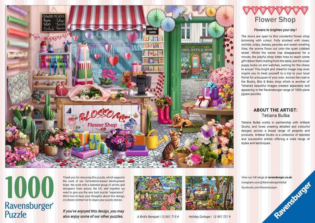 Ravensburger Blossoms eco-friendly packaging highlights FSC-certified materials