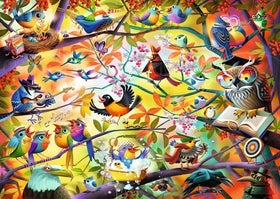 Ravensburger Busy Birdies nest and branches scene perfect for family puzzle time