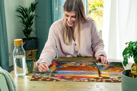 Ravensburger Cozy Cabana Puzzle encourages mindful, cozy downtime with loved ones.