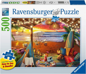 Ravensburger Cozy Cabana Puzzle softclick interlock delivers a satisfying, precise fit.