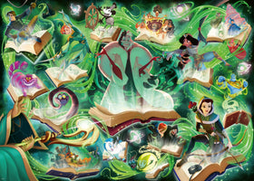 Ravensburger Disney Lorcana Emerald 1000-piece puzzle, immersive emerald hues for family puzzling