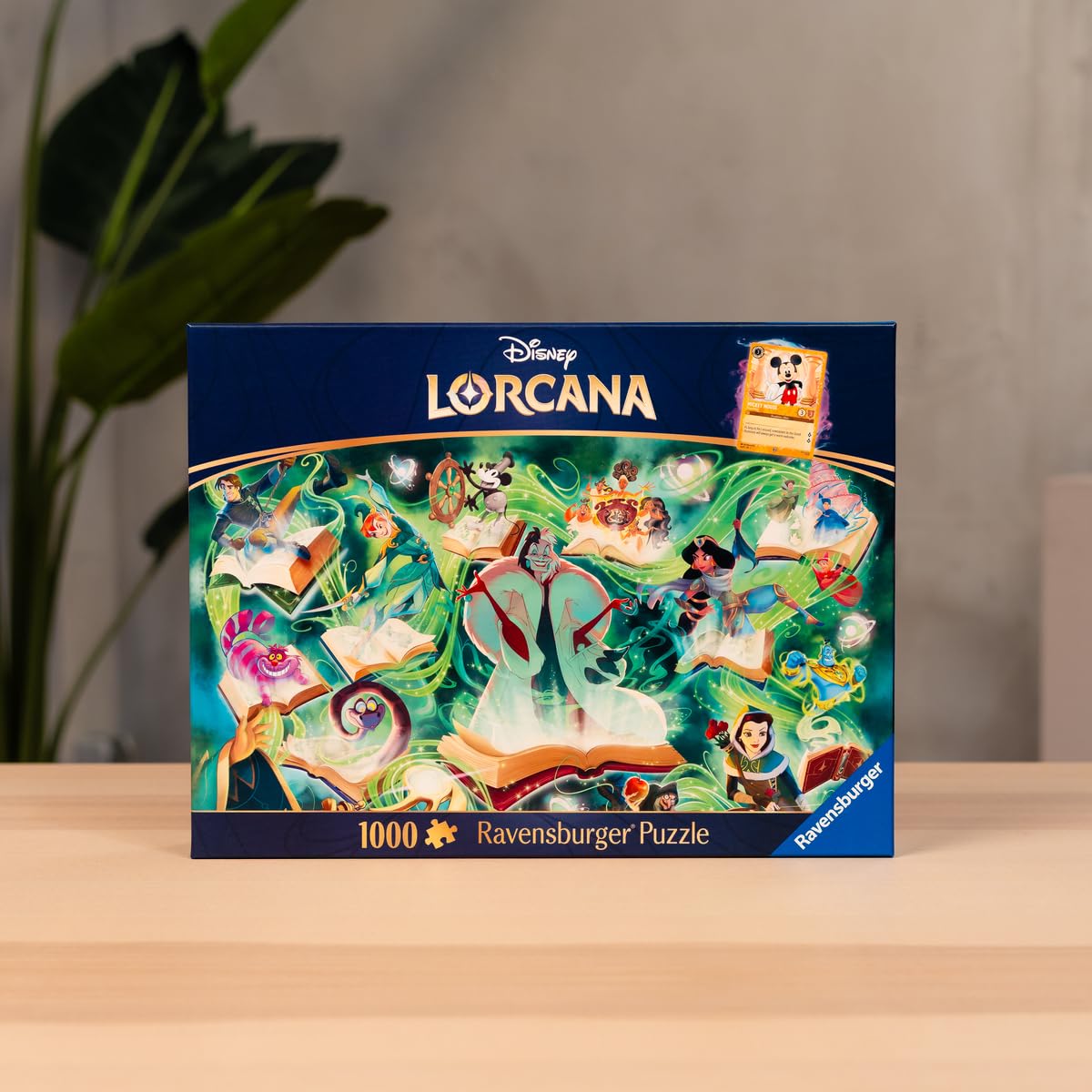 Ravensburger Lorcana glare-free linen paper for clear viewing while solving