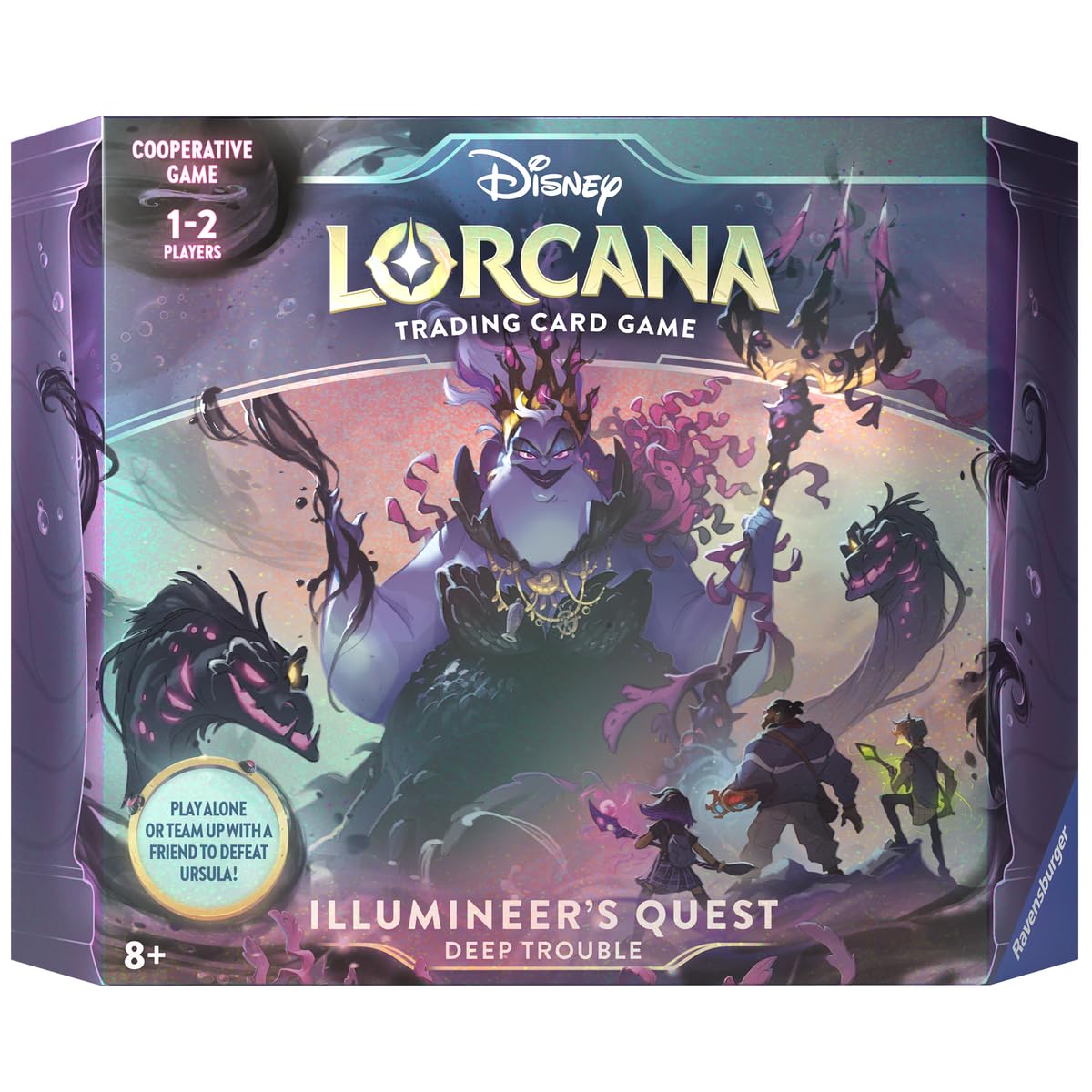 Ravensburger Ursula scenario deck highlights exclusive content for Ursula boss encounters.