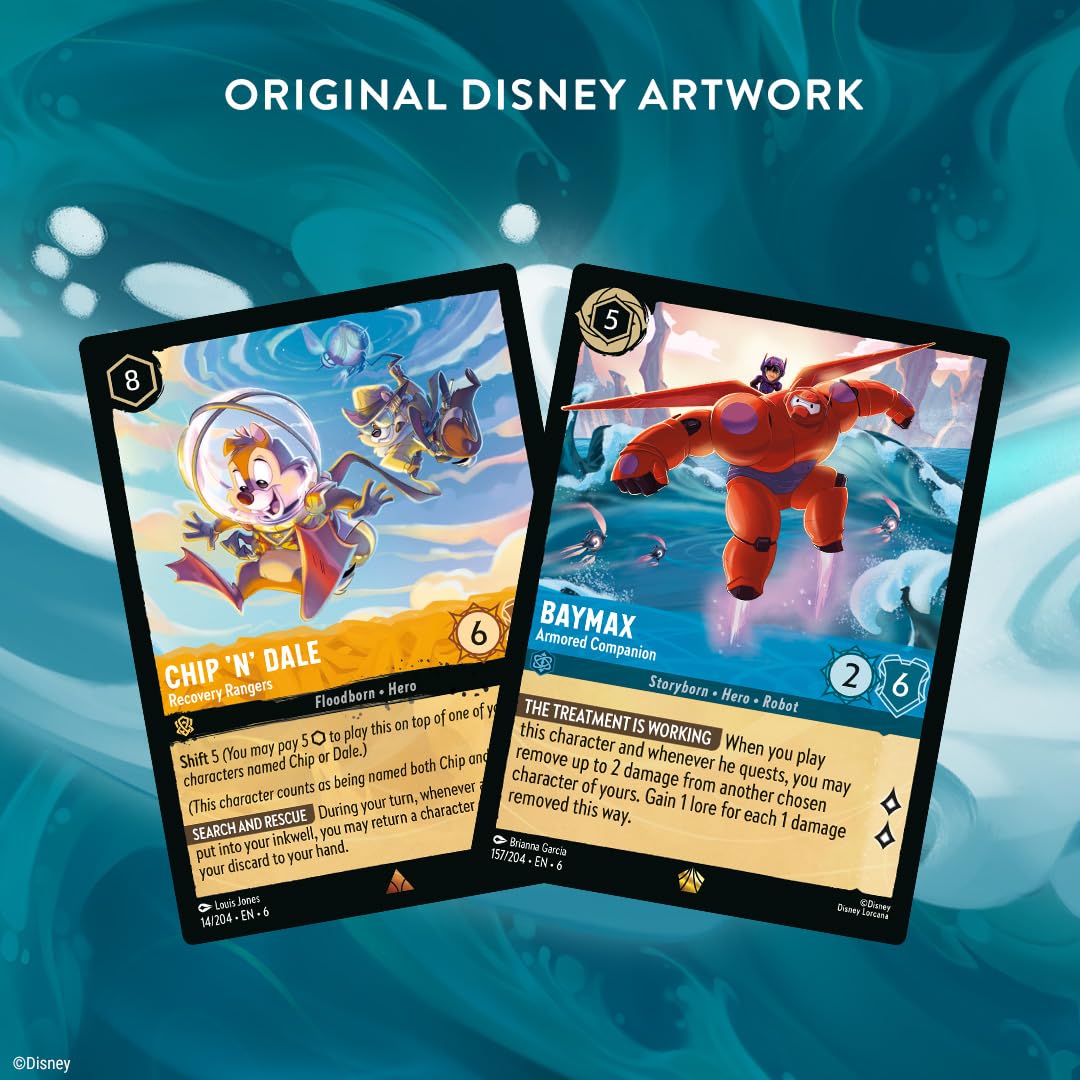 Eight booster packs included to expand your Lorcana collection
