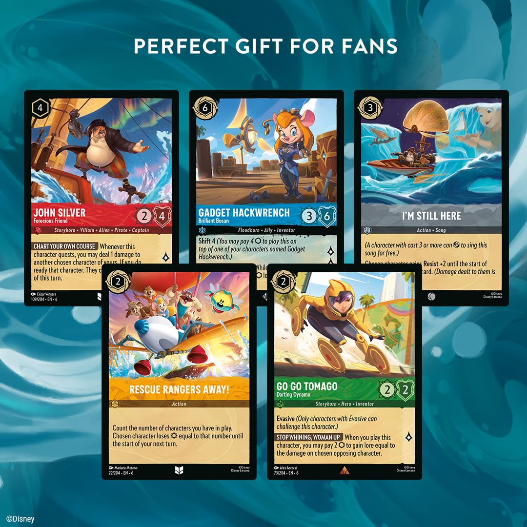 Six ink-themed card dividers inside the Illumineers Trove for organized decks