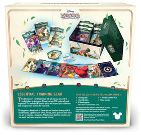 Ravensburger Disney Lorcana Illumineers Trove original artwork display.