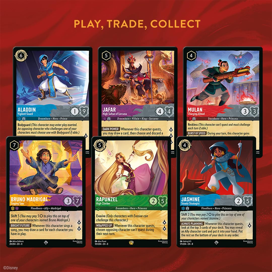 Ravensburger Disney Lorcana Palace Heist: Battleground cards customize difficulty levels