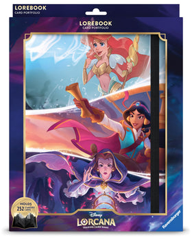Ravensburger Disney Lorcana portfolio uses premium materials for lasting on-the-go card storage.
