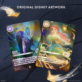 Ravensburger Lorcana pack foil cards reveal shine and rarity options during pulls