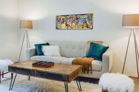 Ravensburger Disney Panoramic puzzle art detail showcasing craftsmanship and interlocking pieces