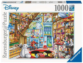 Ravensburger Disney-Pixar Toy Store 1000-piece puzzle, vibrant colors for immersive puzzling sessions.