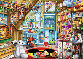 Ravensburger Disney-Pixar Toy Store with vivid colors and matte finish for focused puzzling.