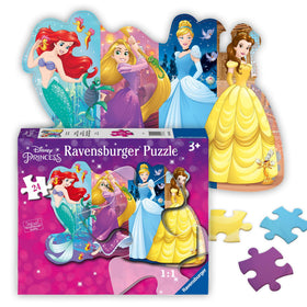 Ravensburger Disney Pretty Princesses puzzle with Cinderella sparks imaginative play and fine motor skills.