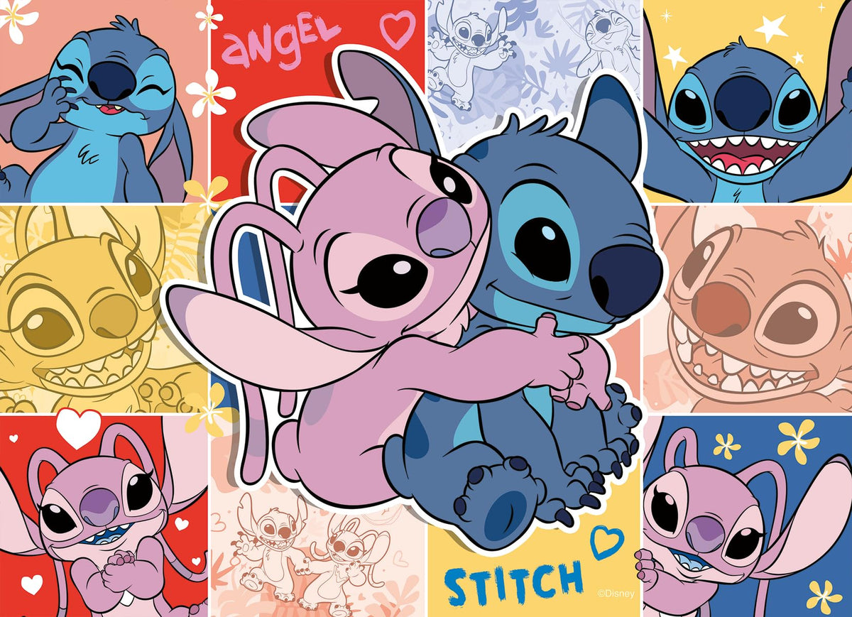 Ravensburger Stitch puzzle on table invites family game night and collaboration