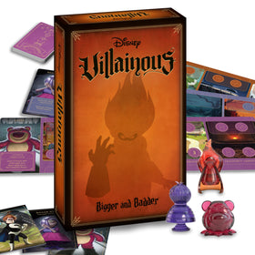 Ravensburger Disney Villainous Bigger and Badder game box ready for family strategy night.
