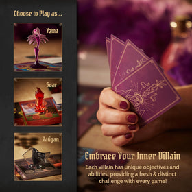 Ravensburger Disney Villainous components on table ready for strategic setup and play