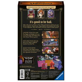 Ravensburger Disney Villainous Realm Boards and tokens diversify game play.