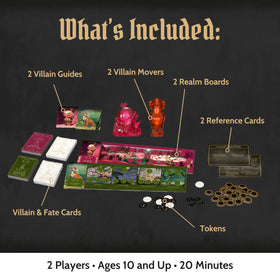 Ravensburger Disney Villainous Sugar & Spite game board and tokens for tactical sessions