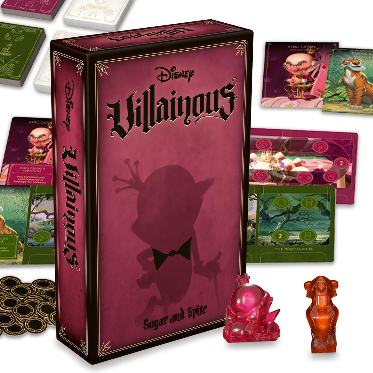 Ravensburger Disney Villainous Sugar & Spite King Candy figurine for immersive play
