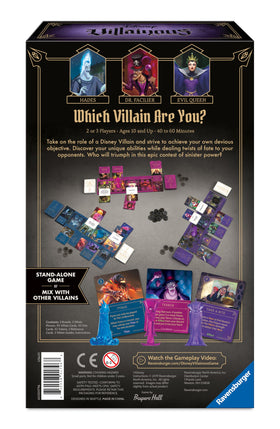 Ravensburger Disney Villainous Wicked to The Core instruction manual helps new players learn.
