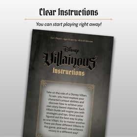 Ravensburger Disney Villainous Wicked to The Core tokens and guides support confident decisions.