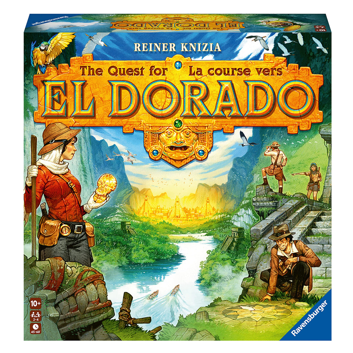 Ravensburger El Dorado starting hat signals first player and pace.