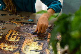 Ravensburger Escape Kids Puzzle hidden riddles close-up highlighting clues for curious minds.