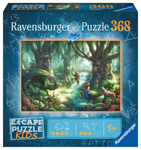 Ravensburger Escape Kids Puzzle Whispering Woods cover image for family fun and problem-solving.