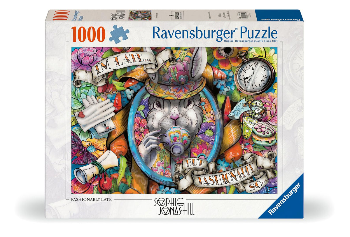Ravensburger Fashionably Late pieces with Softclick fit for smooth assembly