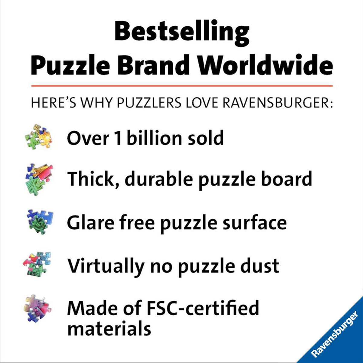 Ravensburger FSC-certified materials support eco-friendly puzzling traditions