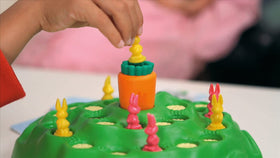 Moving drawbridge features in Ravensburger Funny Bunny Game