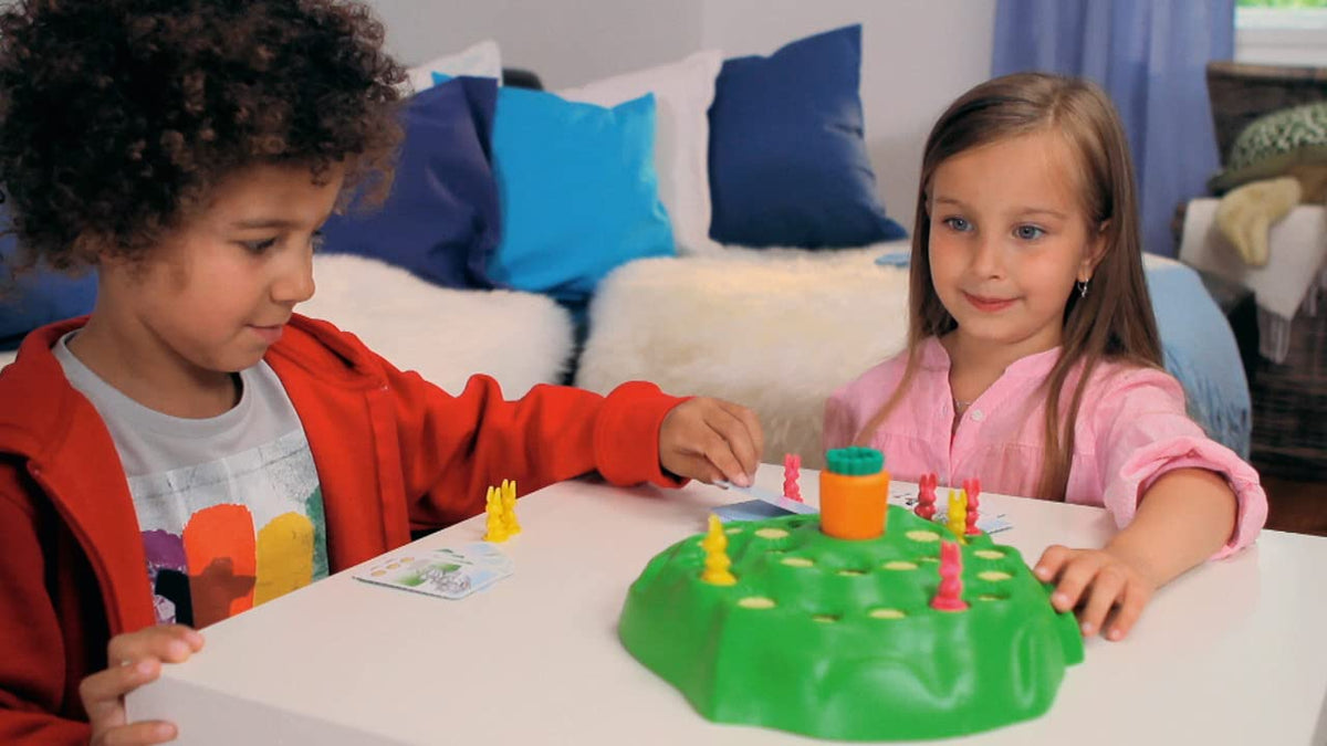 Mole obstacle appears in Ravensburger Funny Bunny Game for playful twists