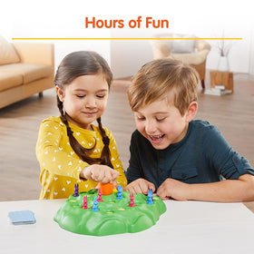 Players enjoy a light, fast-paced race in Ravensburger Funny Bunny Game