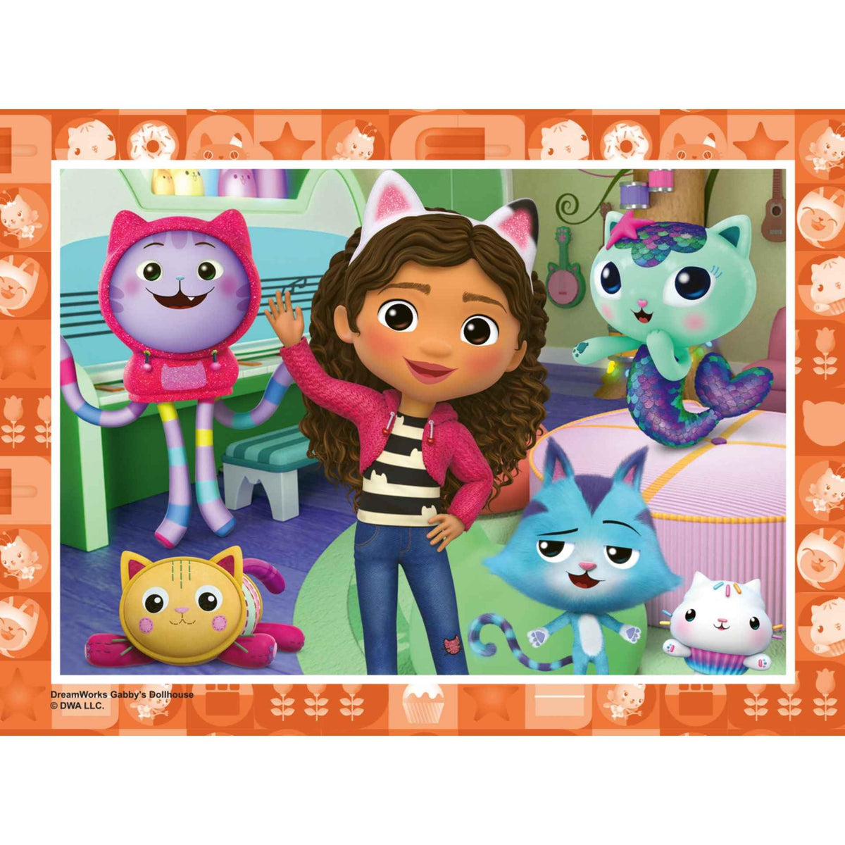 Ravensburger Gabby’s Dollhouse puzzle 12-piece set designed for young puzzlers.