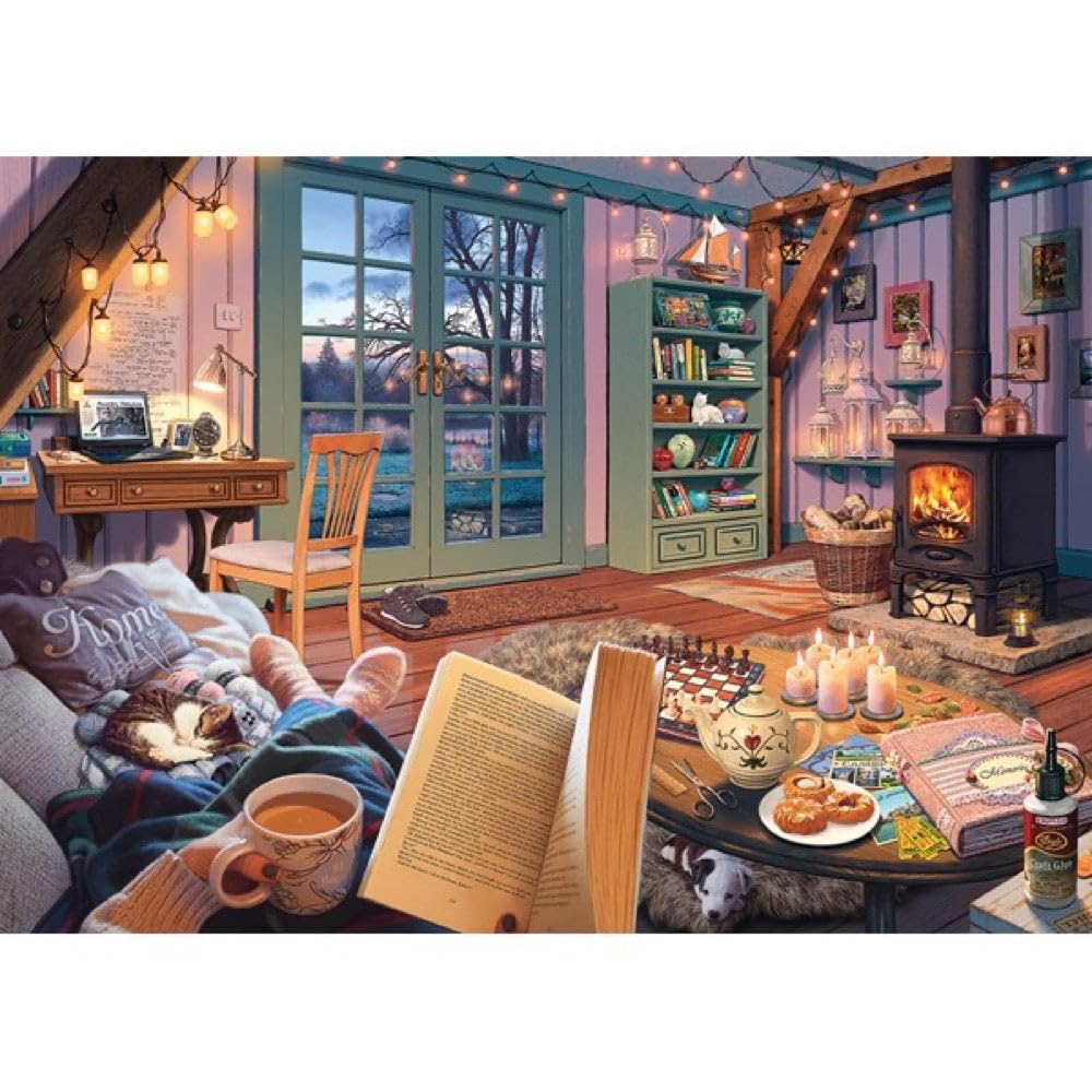 Ravensburger glare-free matte finish reveals vivid colors without reflections.