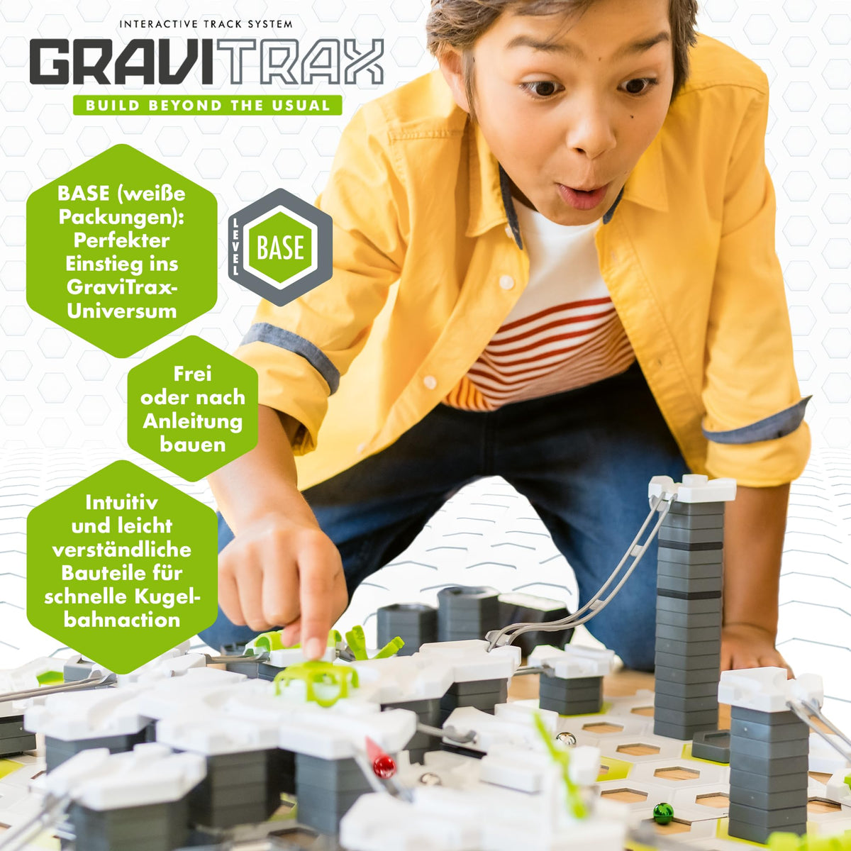 Ravensburger GraviTrax medium track offering mid-length flexibility