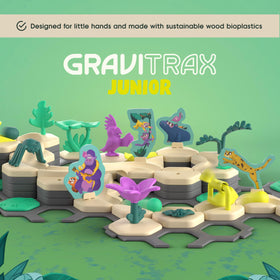 Ravensburger GraviTrax Junior jungle vegetation pieces help design lush layouts