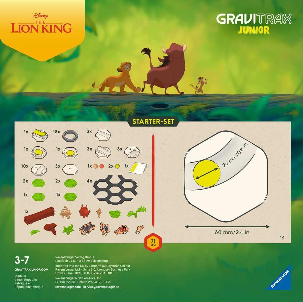 Ravensburger GraviTrax Junior Lion King Timon figure for creative adventures