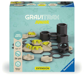 Ravensburger GraviTrax Junior Multi-Routes assembly features modular pathways to spark imagination.